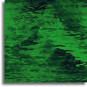 Oceanside Dark Green Fusible Waterglass